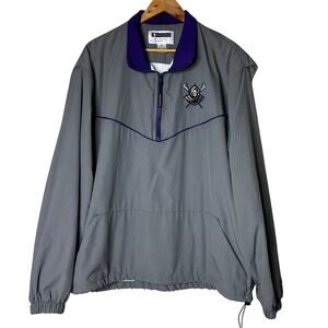 Boathouse Mens Pullover Jacket‎ 1/4 Zip Livermore Lacrosse Vented Windbreaker XL